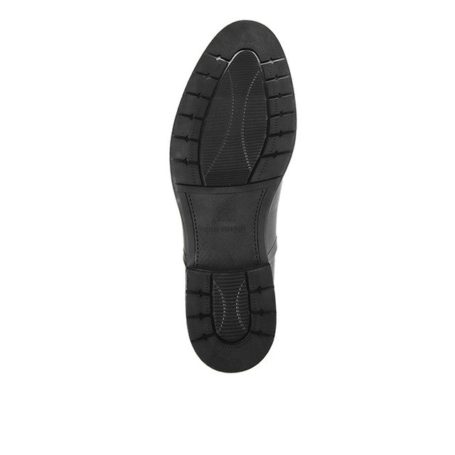Boris Caleb Lace Up in Waxed Leather