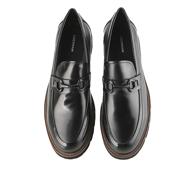 Billy Davon Loafer in Boxed leather