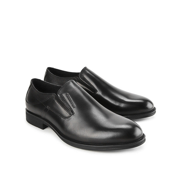 Boris Calvin Slip On in Waxed Leather
