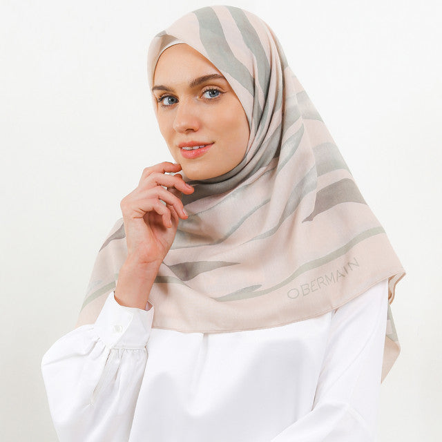 Benazir In Green-Beige
