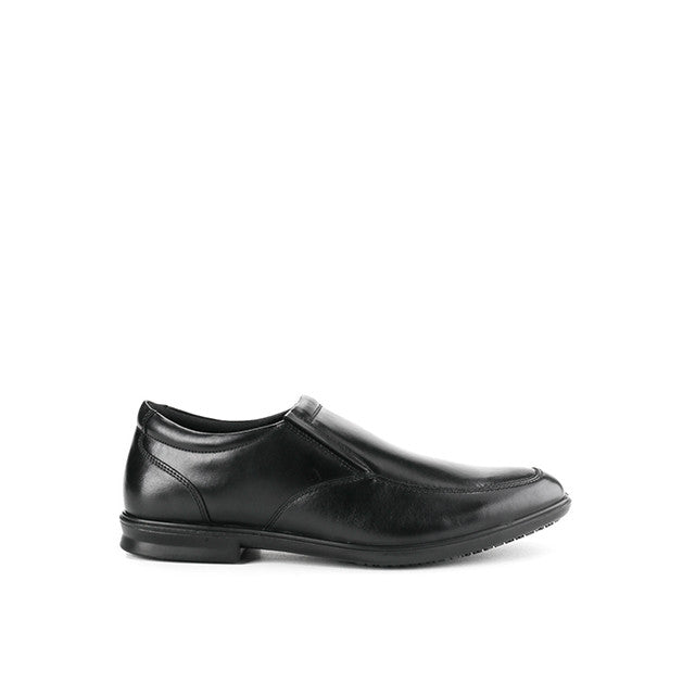 Anson Henley Slip On in Port Leather