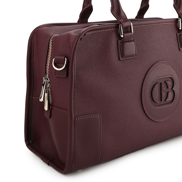 Shonna Top Handle Bag(L) In Maroon
