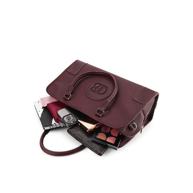 Shonna Top Handle Bag(L) In Maroon
