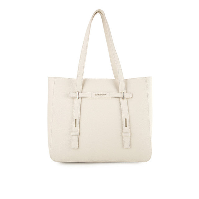 Nettie Tote W/ Pouch In Beige/Mustard