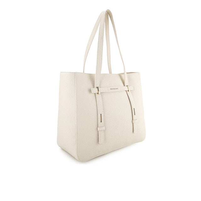 Nettie Tote W/ Pouch In Beige/Mustard