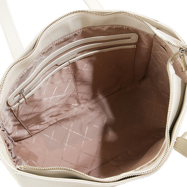 Nettie Tote W/ Pouch In Beige/Mustard