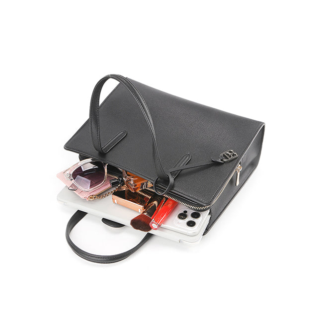 Natalee Top Handle Bag In Black