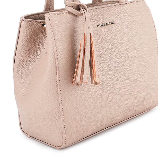 Zona Top Handle Bag In Taupe