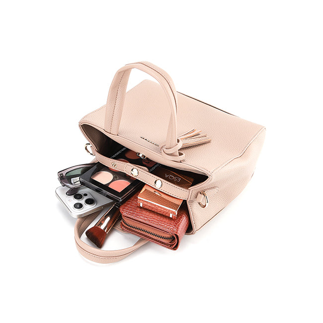 Zona Top Handle Bag In Taupe