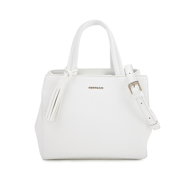 Zona Top Handle Bag In White