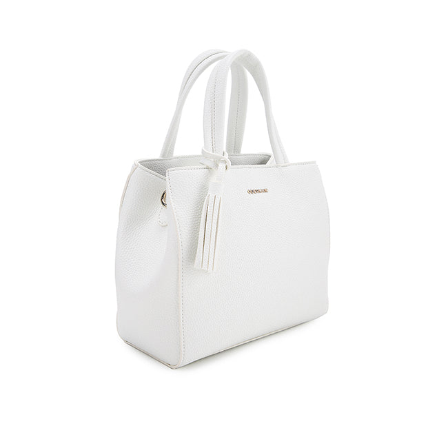 Zona Top Handle Bag In White