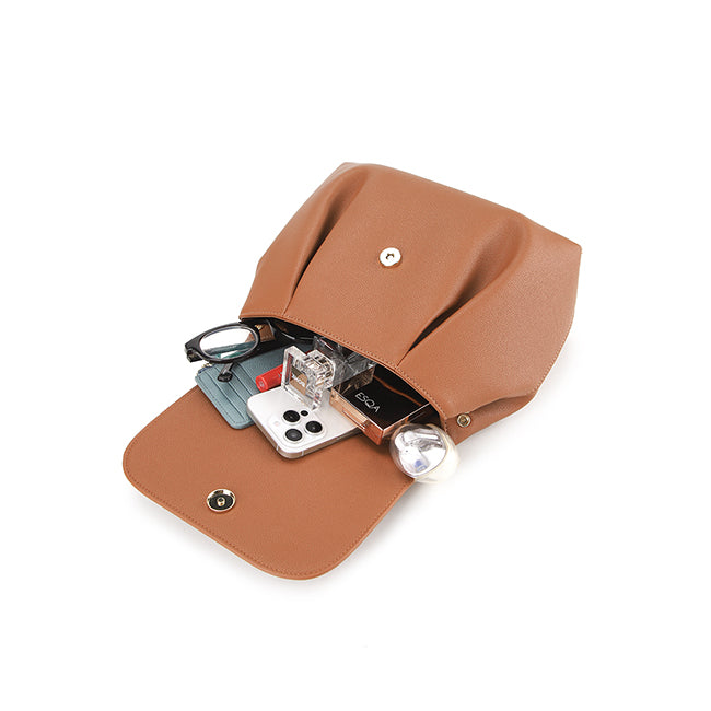 Allura Top Hande Bag (L) In Brown