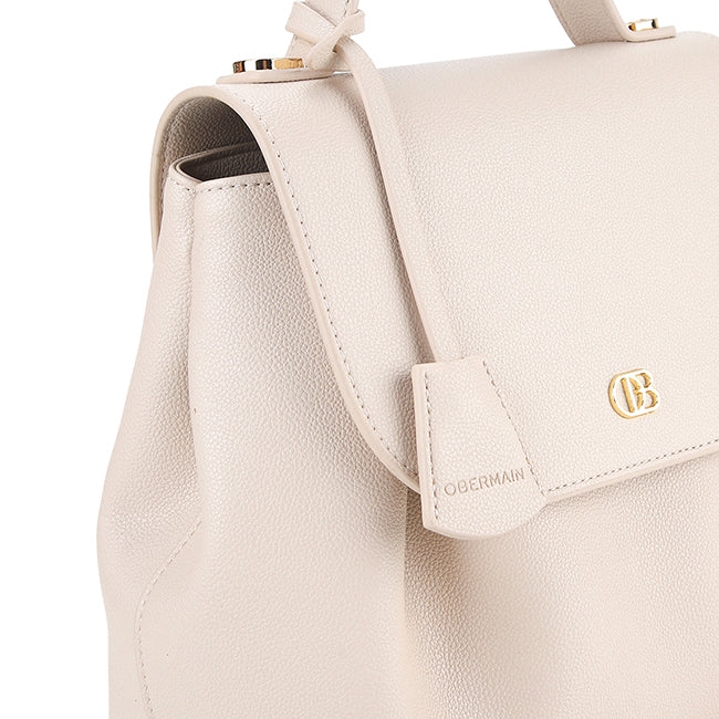 Allura Top Hande Bag (L) In Cream