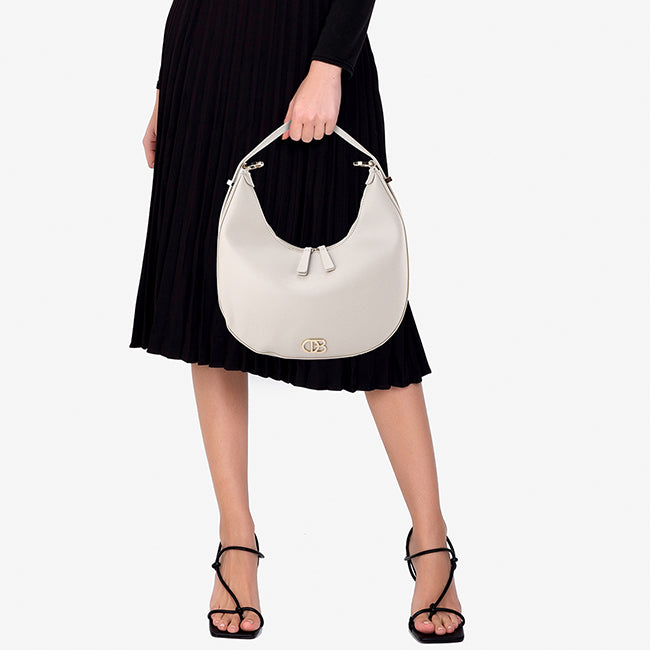 Bette Top Handle Bag (L) In Light Grey