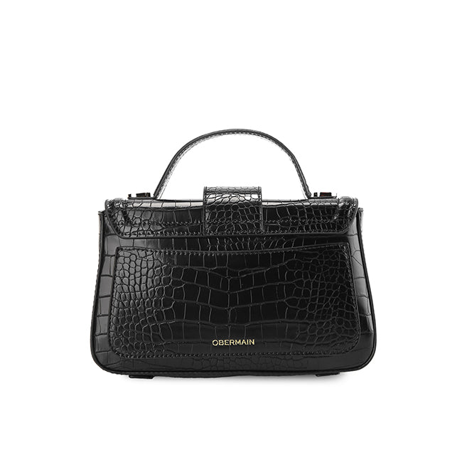 Billie Top Handle Bag In Black