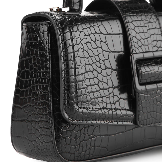 Billie Top Handle Bag In Black