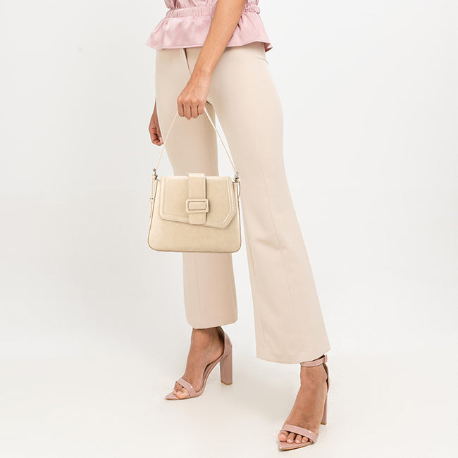 Billie Hobo Bag In Almond