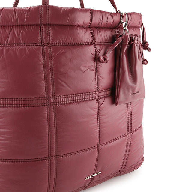 Nerissa Tote Bag (L) In Maroon