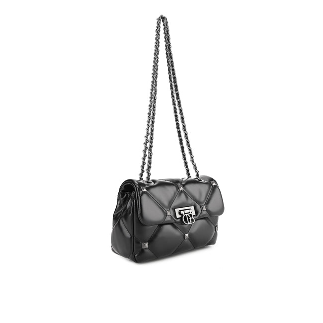 Bernice Shoulder Bag (M) In Black