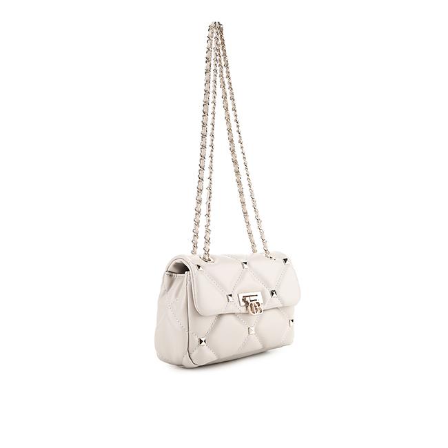 Bernice Shoulder Bag (M) In Light Grey
