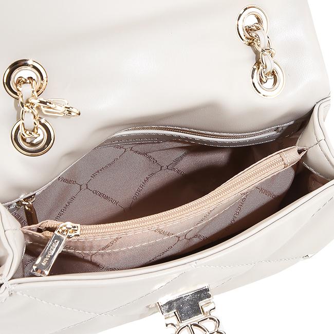 Bernice Shoulder Bag (M) In Light Grey