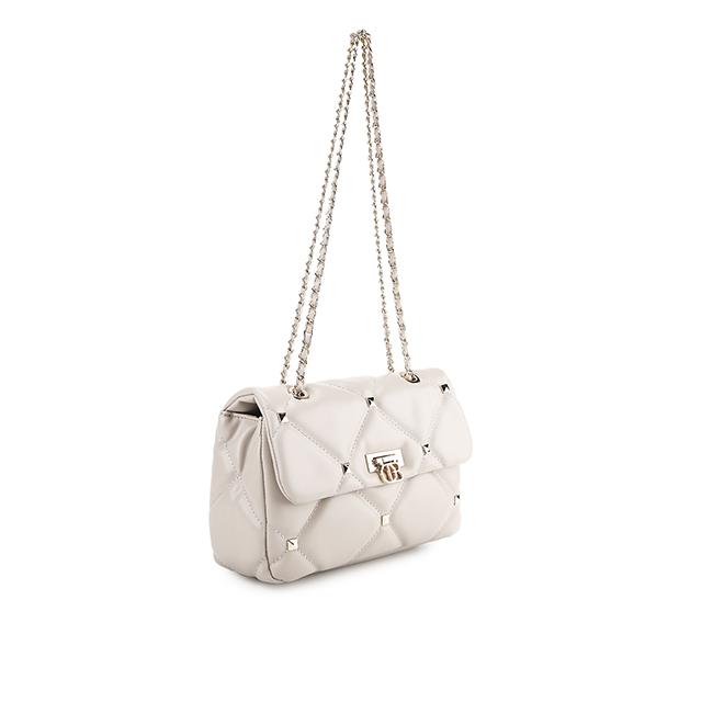 Bernice Shoulder Bag (L) In Light Grey