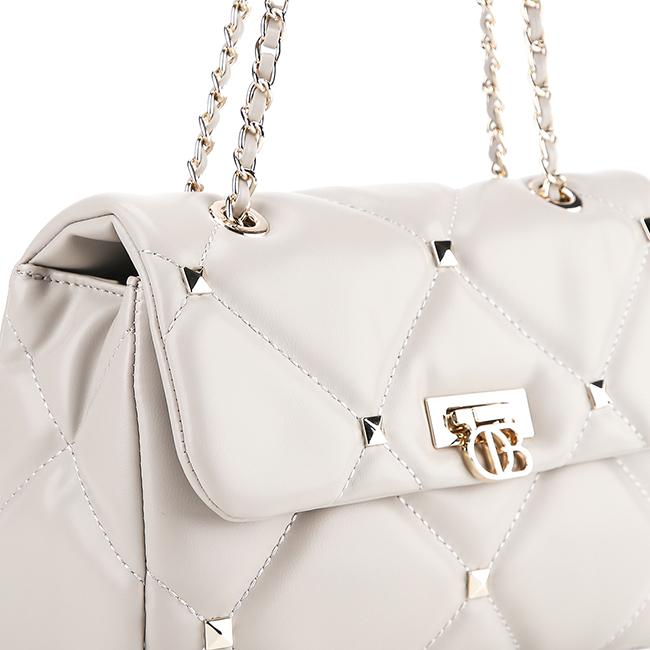 Bernice Shoulder Bag (L) In Light Grey