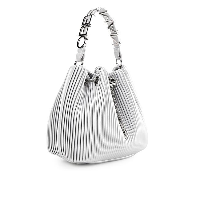 Barrera Bucket Bag In Silver