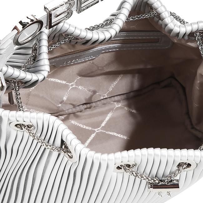 Barrera Bucket Bag In Silver