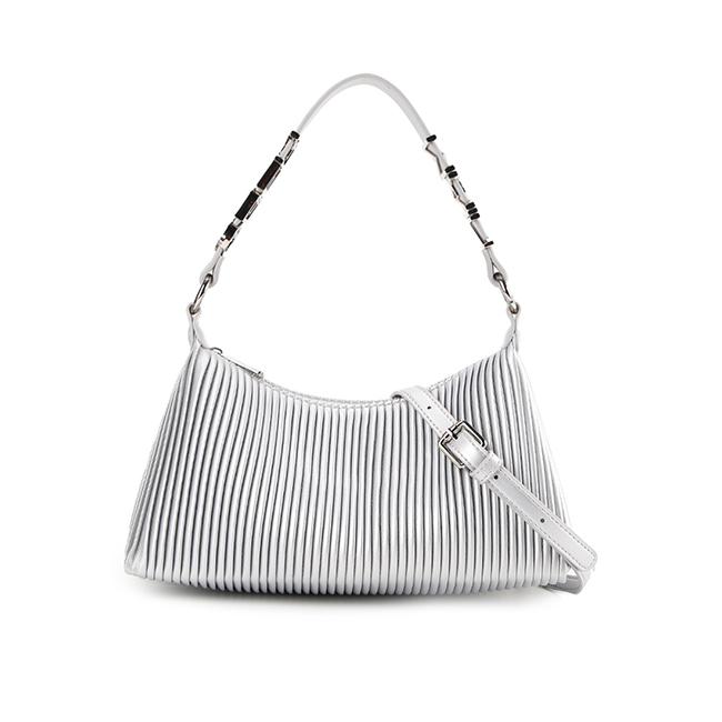 Barrera Shoulder Bag(M) In Silver