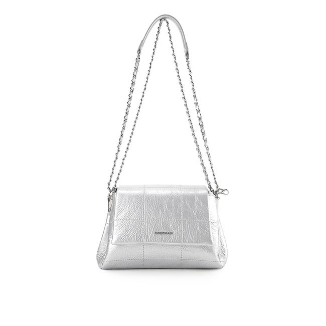 Britney Shoulder Bag In Silver