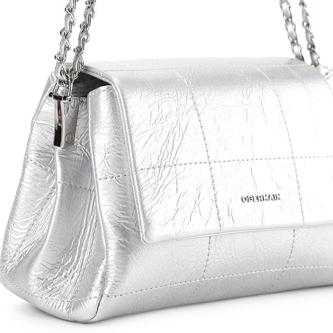 Britney Shoulder Bag In Silver