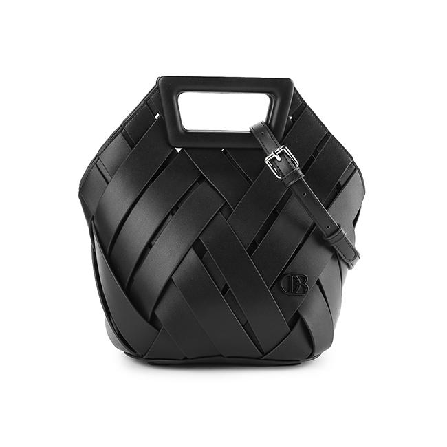 Bretta Top Handle Bag In Black