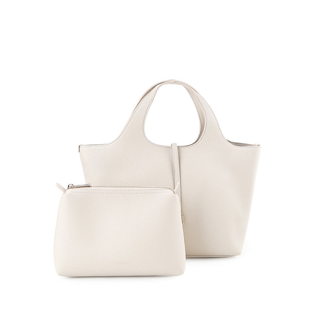 Nuna Top Handle Bag In Cream