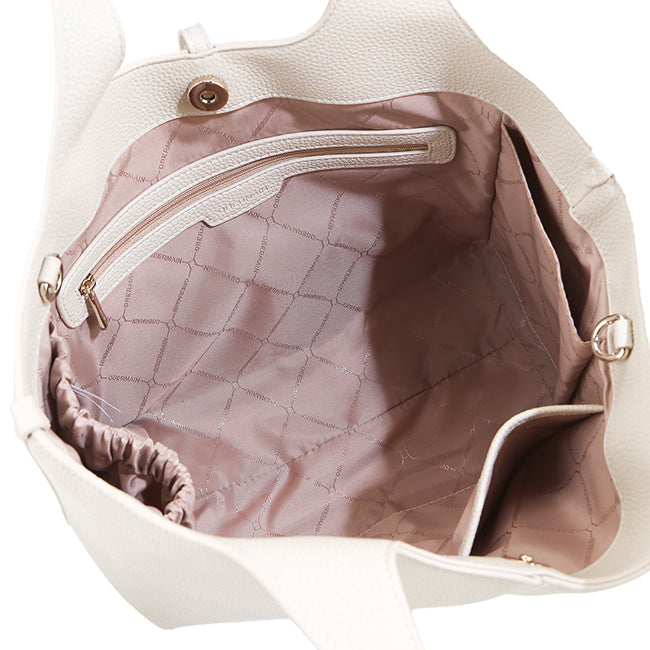 Nuna Top Handle Bag In Cream