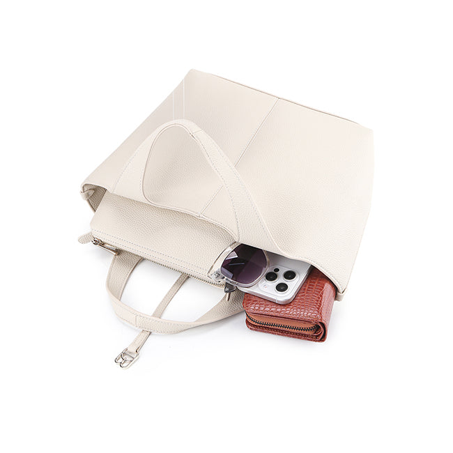 Nuna Top Handle Bag In Cream