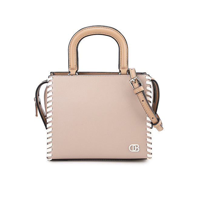 Beyla Top Handle Bag (M) In Taupe
