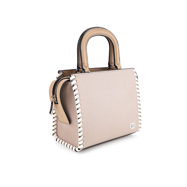 Beyla Top Handle Bag (M) In Taupe