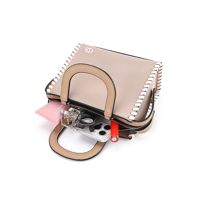 Beyla Top Handle Bag (M) In Taupe