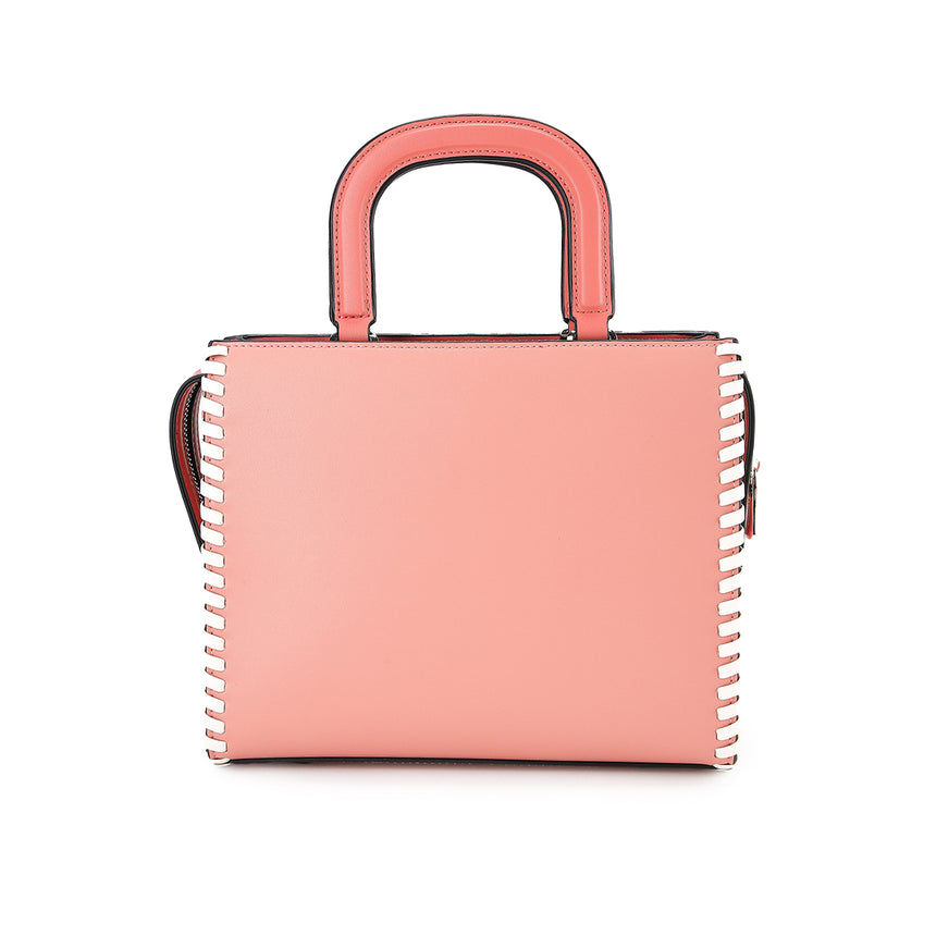 Beyla Top Handle Bag (L) In Pink