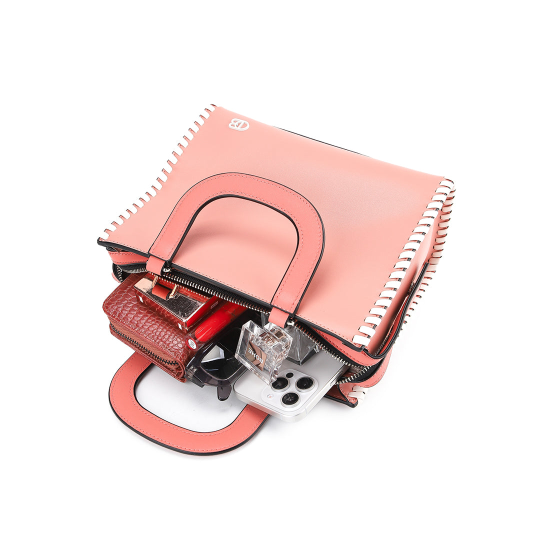 Beyla Top Handle Bag (L) In Pink