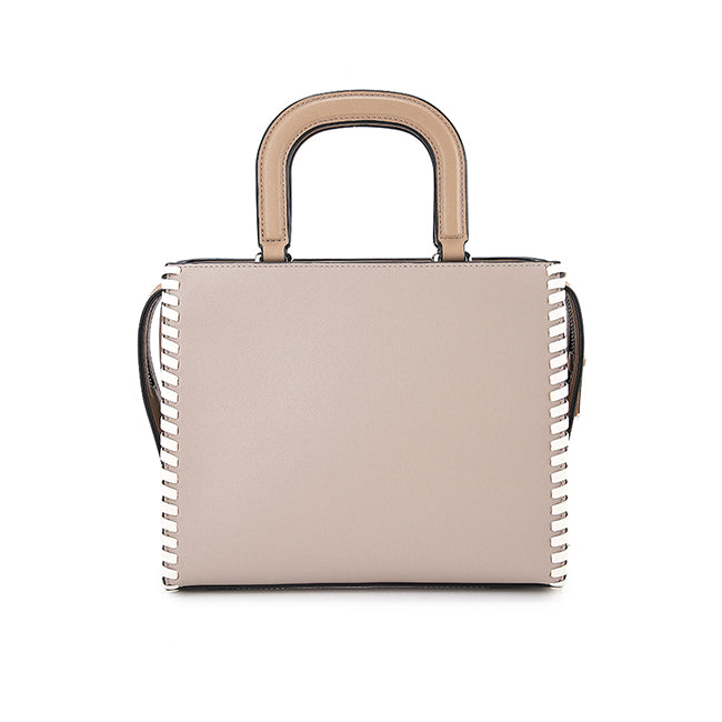 Beyla Top Handle Bag (L) In Taupe