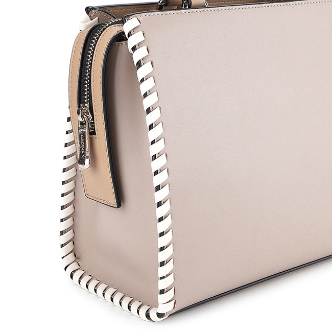 Beyla Top Handle Bag (L) In Taupe