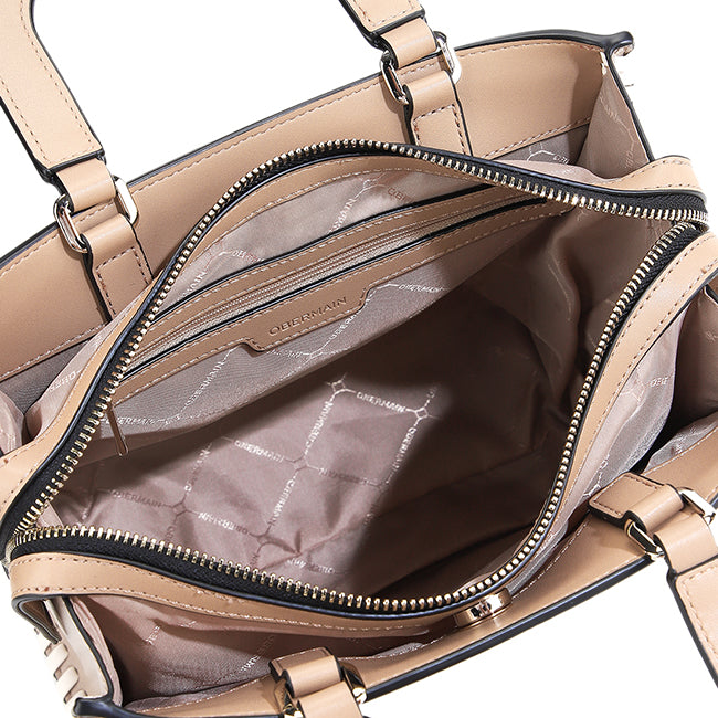Beyla Top Handle Bag (L) In Taupe