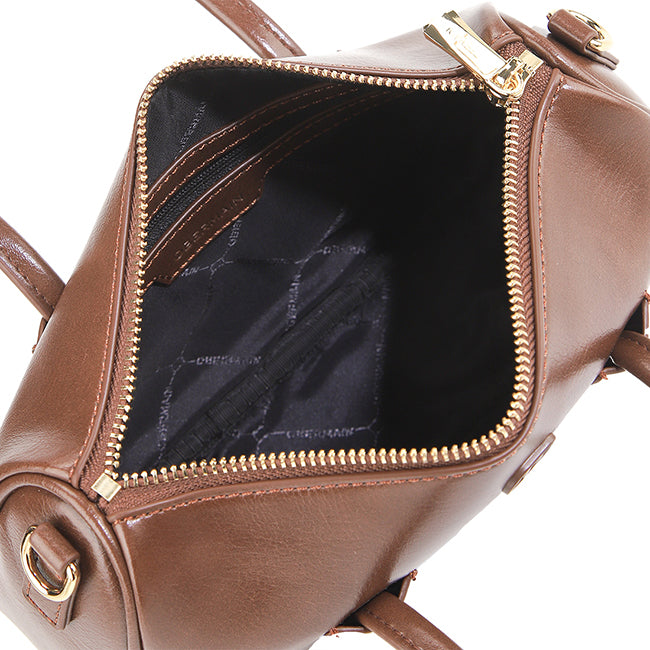 Adiel Satchel Bag In Dark Brown