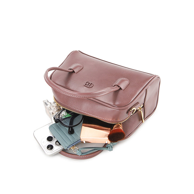 Adiel Top Handle Bag In Mauve