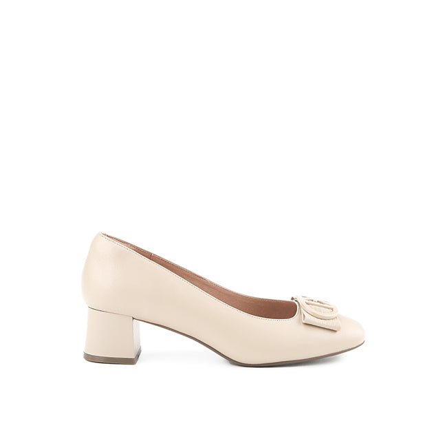 Obermain Sepatu Wanita Heels Asley Hana In Beige