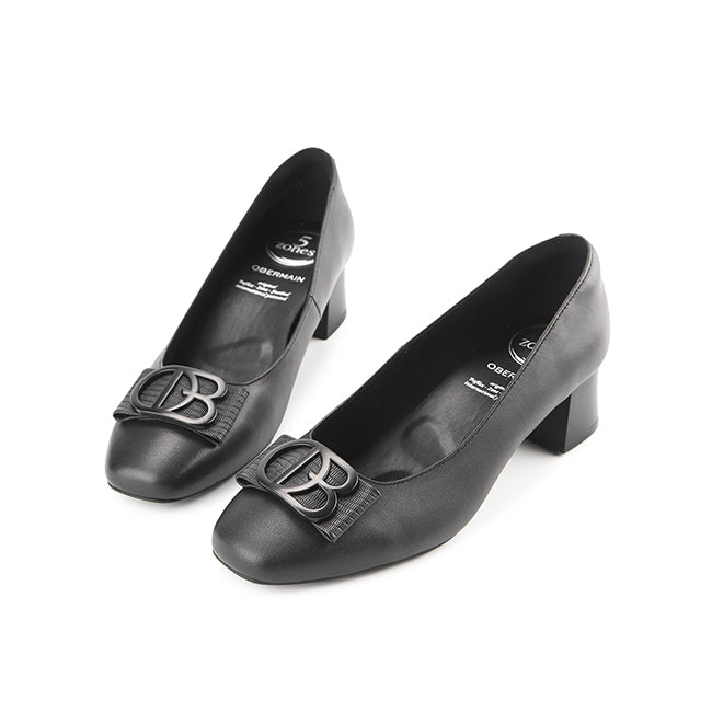 Obermain Sepatu Wanita Heels Asley Hana In Black