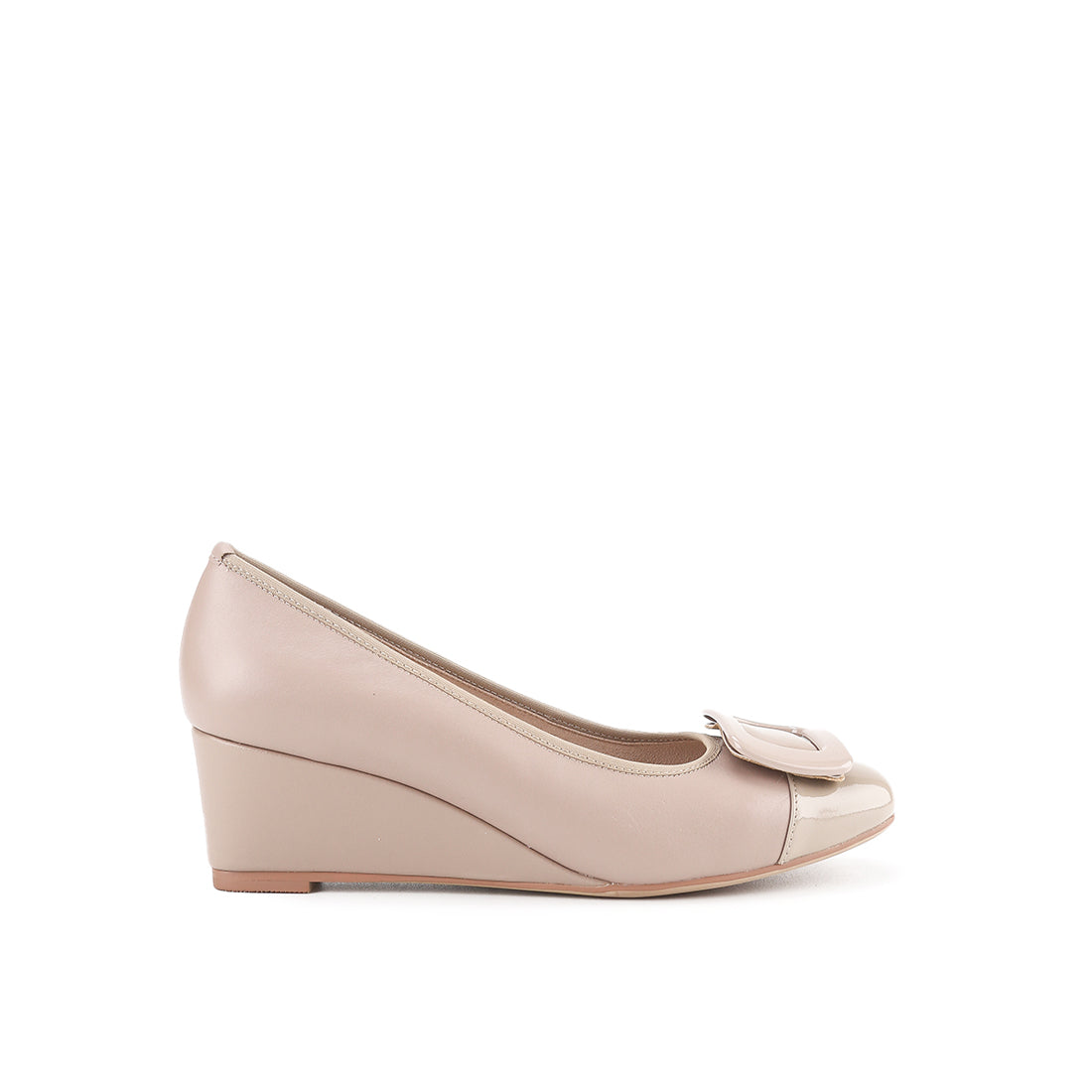 Obermain Sepatu Wanita Wedges Agatha Lorena In Taupe