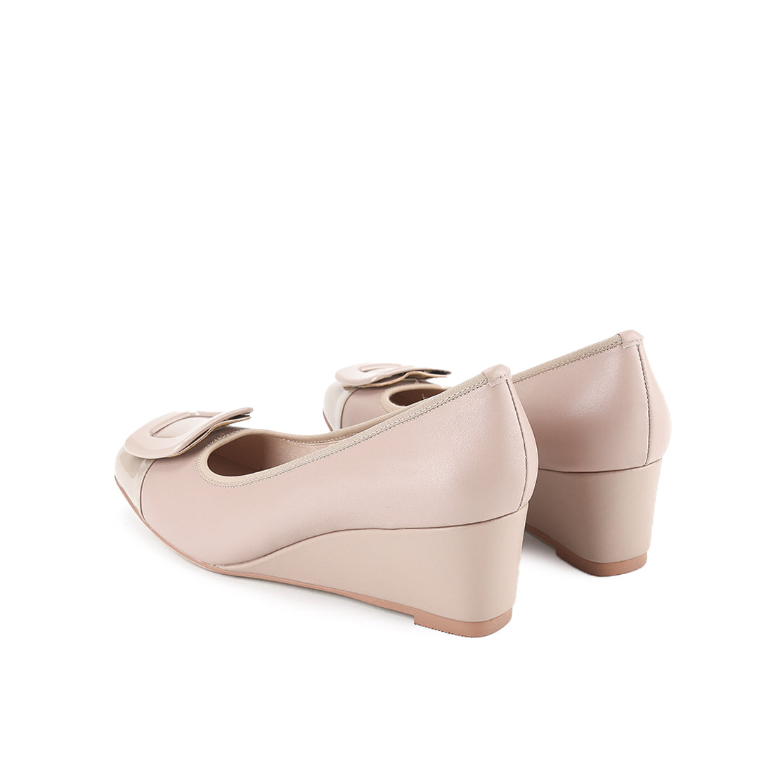 Obermain Sepatu Wanita Wedges Agatha Lorena In Taupe